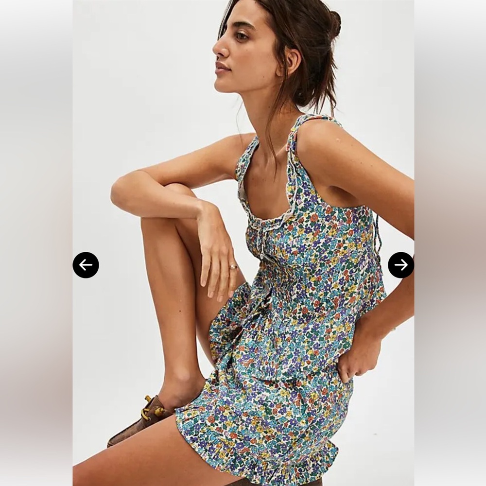 NWT Free People Ellia Printed Set Purple Size S
